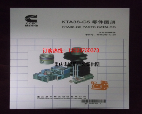 康明斯KTA38-G5零件圖冊4915099