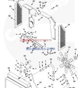 500KW發電機組康明斯KT38-D(M)風扇防護板3003478