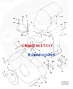 TY230高原推土機康明斯NT855-C280皮帶防護罩4009638