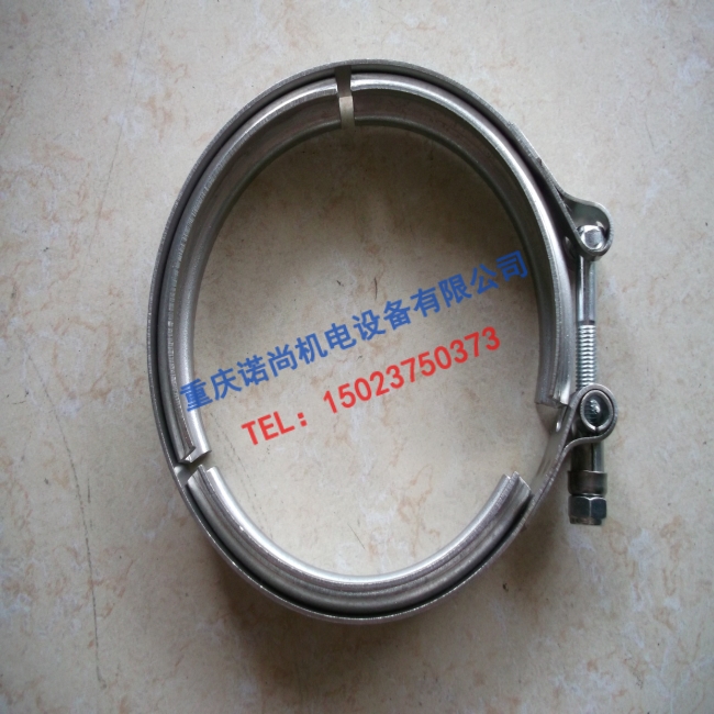 湛江康明斯K38排氣接頭抱箍3001067夾箍